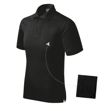 mlf_R200114 Resist Heavy Polo galléros póló férfi fekete M