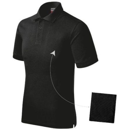mlf_R200119 Resist Heavy Polo galléros póló férfi fekete 4XL