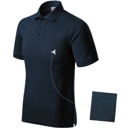 mlf_R200214 Resist Heavy Polo galléros póló férfi tengerészkék M
