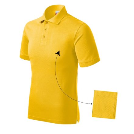 mlf_R200413 Resist Heavy Polo galléros póló férfi sárga S