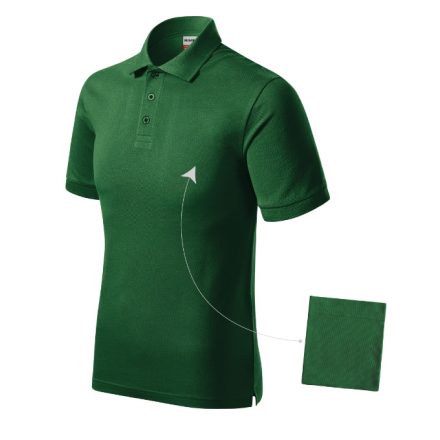 mlf_R200616 Resist Heavy Polo galléros póló férfi üvegzöld XL