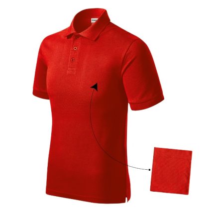 mlf_R200717 Resist Heavy Polo galléros póló férfi piros 2XL
