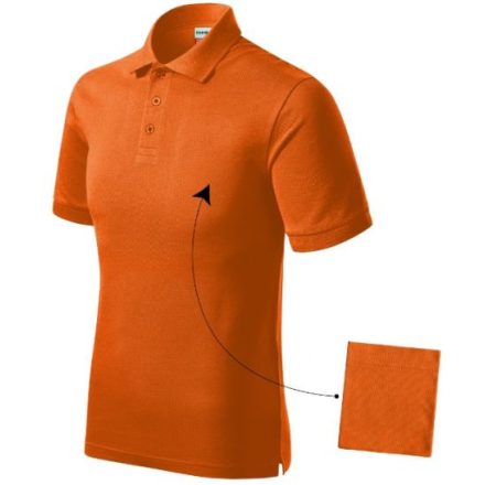 mlf_R201119 Resist Heavy Polo galléros póló férfi narancssárga 4XL