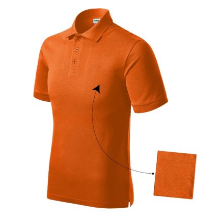 mlf_R201119 Resist Heavy Polo galléros póló férfi narancssárga 4XL