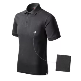   mlf_R209413 Resist Heavy Polo galléros póló férfi ébenszürke S