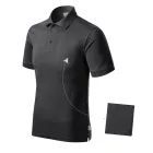 mlf_R20EG13 Resist Heavy Polo galléros póló férfi ébenszürke 94 (brand label) S