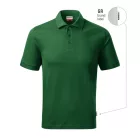 mlf_R20GR13 Resist Heavy Polo galléros póló férfi üvegzöld 06 (brand label) S
