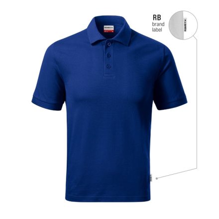 mlf_R20RB13 Resist Heavy Polo galléros póló férfi királykék (brand label) S