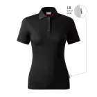 mlf_R21LB12 Resist Heavy Polo galléros póló női fekete 01 (brand label) XS