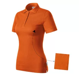   mlf_R21LO12 Resist Heavy Polo galléros póló női narancssárga 11 (brand label) XS