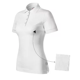   mlf_R21LW12 Resist Heavy Polo galléros póló női fehér 00 (brand label) XS