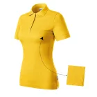 mlf_R21LY12 Resist Heavy Polo galléros póló női sárga 04 (brand label) XS