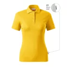 mlf_R21LY12 Resist Heavy Polo galléros póló női sárga 04 (brand label) XS
