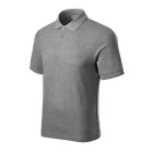 mlf_R22GM13 Reserve galléros póló férfi sötétszürke melírozott 12 (brand label) S