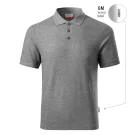 mlf_R22GM13 Reserve galléros póló férfi sötétszürke melírozott 12 (brand label) S