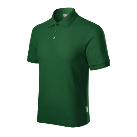 mlf_R22GR13 Reserve galléros póló férfi üvegzöld 06 (brand label) S