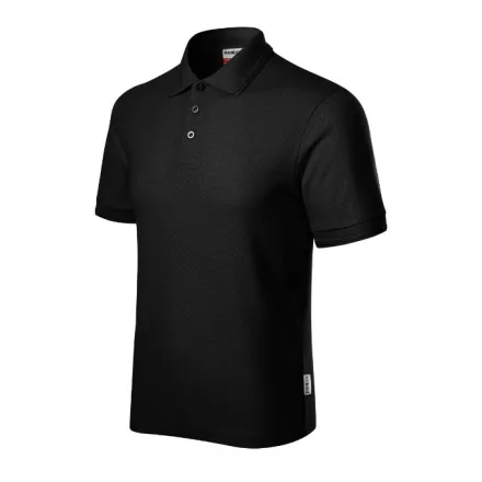 mlf_R22LB13 Reserve galléros póló férfi fekete 01 (brand label) S