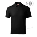 mlf_R22LB18 Reserve galléros póló férfi fekete 01 (brand label) 3XL