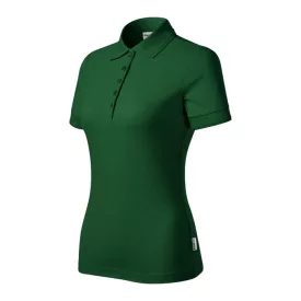   mlf_R23GR12 Reserve galléros póló női üvegzöld 06 (brand label) XS