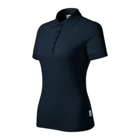   mlf_R23LN12 Reserve galléros póló női tengerészkék 02 (brand label) XS
