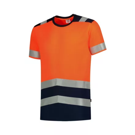 mlf_T019814 T-Shirt High Vis Bicolor póló unisex fluoreszkáló narancssárga M
