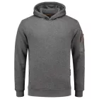mlf_T42TD13 Premium Hooded Sweater felső férfi stone melange S