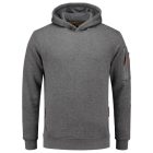mlf_T42TD17 Premium Hooded Sweater felső férfi stone melange 2XL
