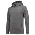 mlf_T42TD20 Premium Hooded Sweater felső férfi stone melange 5XL