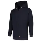 mlf_T44T215 Hooded Sweat Jacket Washable 60°C felső unisex tengerészkék L