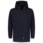 mlf_T44T217 Hooded Sweat Jacket Washable 60°C felső unisex tengerészkék 2XL