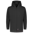 mlf_T44T414 Hooded Sweat Jacket Washable 60°C felső unisex sötétszürke M