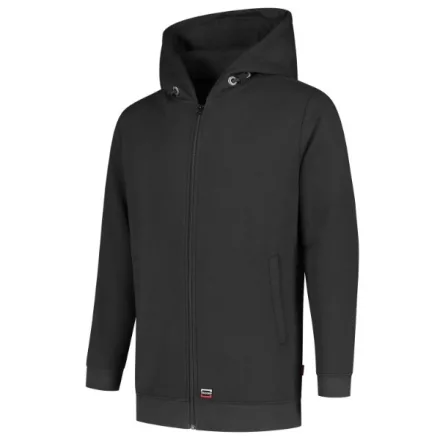 mlf_T44T417 Hooded Sweat Jacket Washable 60°C felső unisex sötétszürke 2XL