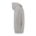 mlf_T44TG14 Hooded Sweat Jacket Washable 60°C felső unisex grey melange M