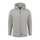 mlf_T44TG17 Hooded Sweat Jacket Washable 60°C felső unisex grey melange 2XL