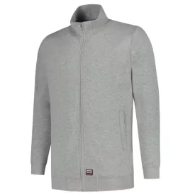   mlf_T45TG14 Sweat Jacket Washable 60 °C felső unisex grey melange M