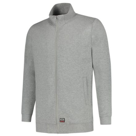 mlf_T45TG14 Sweat Jacket Washable 60 °C felső unisex grey melange M