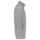 mlf_T45TG14 Sweat Jacket Washable 60 °C felső unisex grey melange M