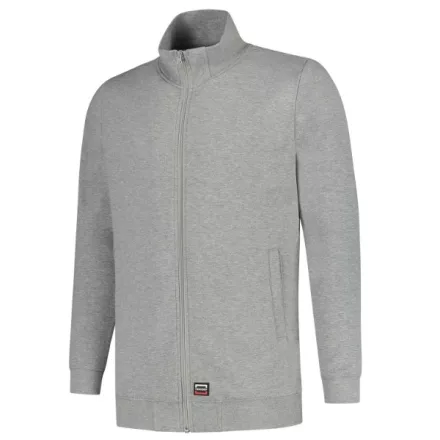 mlf_T45TG15 Sweat Jacket Washable 60 °C felső unisex grey melange L