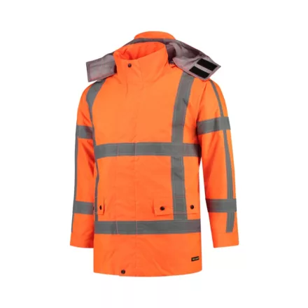 mlf_T509819 RWS Parka munkakabát unisex fluoreszkáló narancssárga 4XL