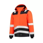 mlf_T519815 Midi Parka High Vis Bicolor munkakabát unisex fluoreszkáló narancssárga L