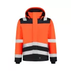 mlf_T519816 Midi Parka High Vis Bicolor munkakabát unisex fluoreszkáló narancssárga XL