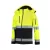 mlf_T529717 Bi-color EN ISO 20471 Softshell softshell kabát unisex fluoreszkáló sárga 2XL