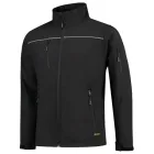 mlf_T53T121 Luxury Softshell softshell kabát unisex fekete 6XL