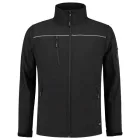 mlf_T53T121 Luxury Softshell softshell kabát unisex fekete 6XL