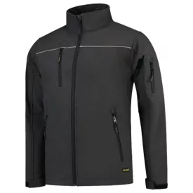   mlf_T53T413 Luxury Softshell softshell kabát unisex sötétszürke S