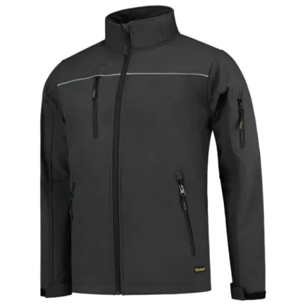 mlf_T53T413 Luxury Softshell softshell kabát unisex sötétszürke S
