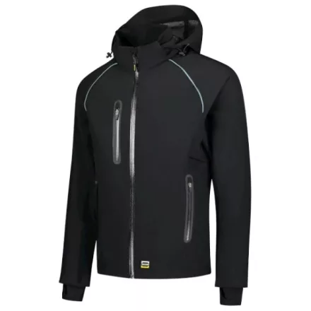 mlf_T54T119 Tech Shell jacket unisex fekete 4XL