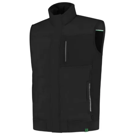 mlf_T55T115 Puffer Bodywarmer Rewear mellény unisex fekete L