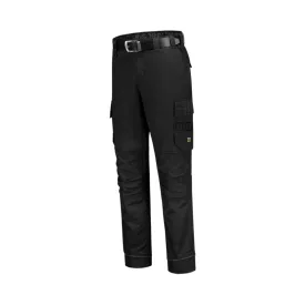   mlf_T62T144 Work Pants Twill Cordura Stretch munkanadrág unisex fekete 44