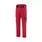 mlf_T64T758 Work Pants Twill munkanadrág unisex piros 58